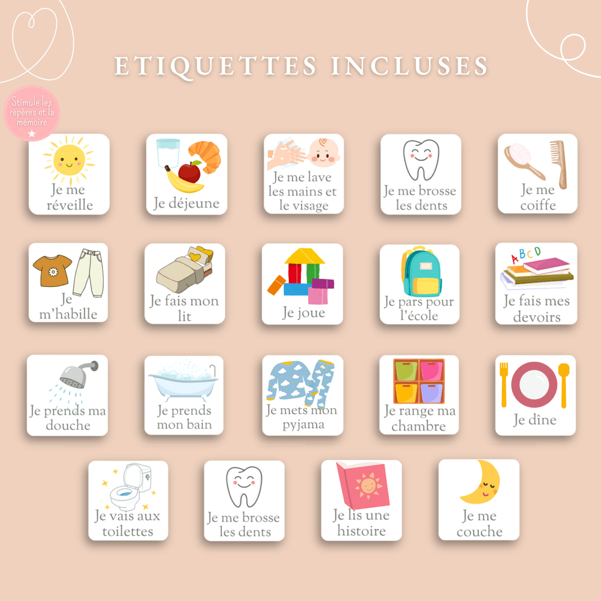 Routine encadrée – Princesse 👑 - Petit Bonheur