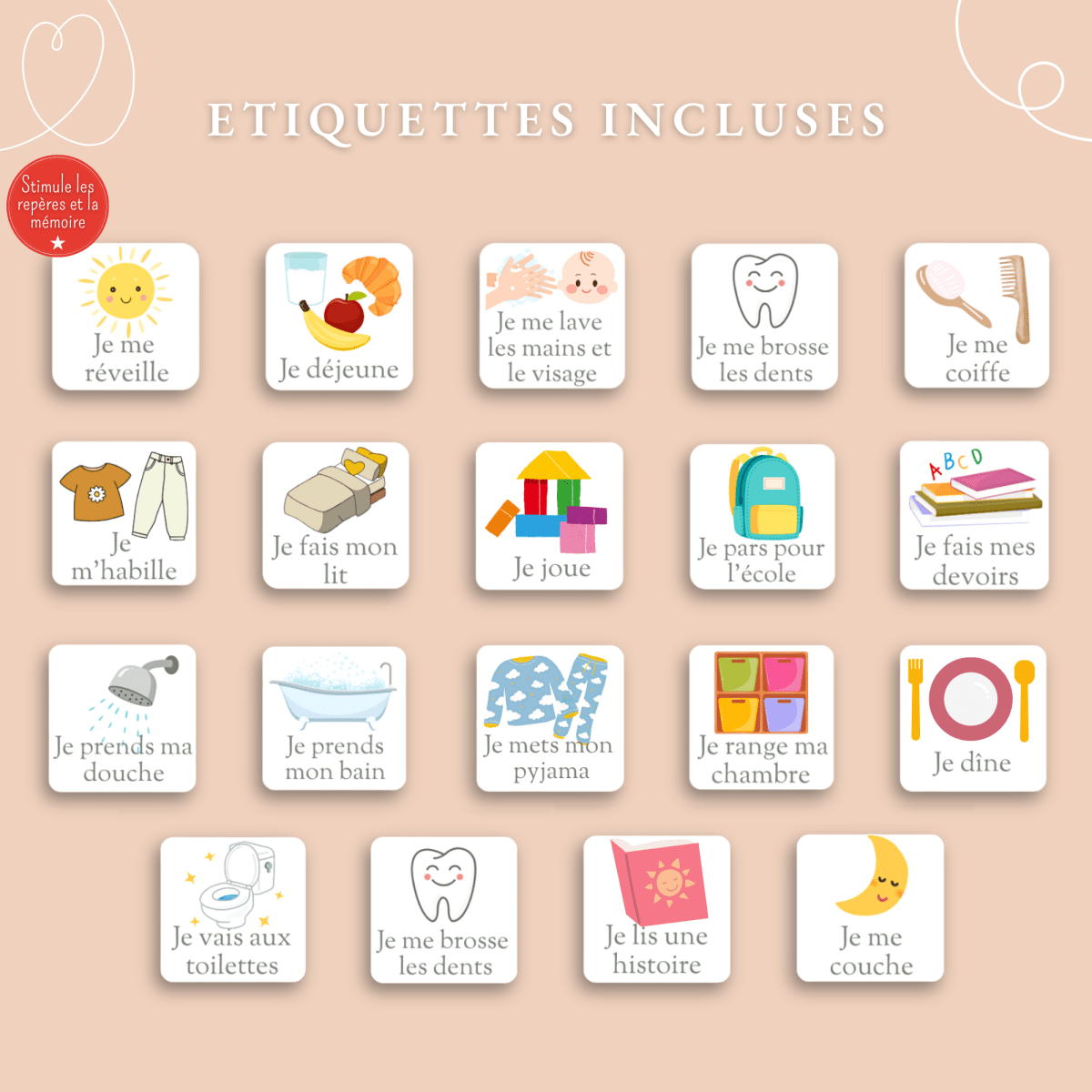 Routine encadrée – Super Héros ⭐ - Petit Bonheur