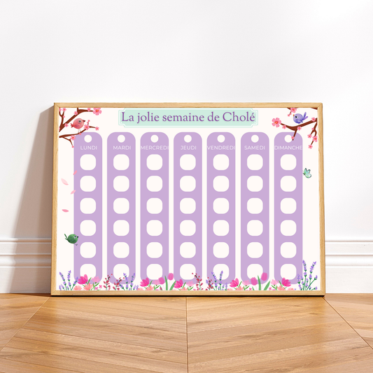 Semainier Printemps