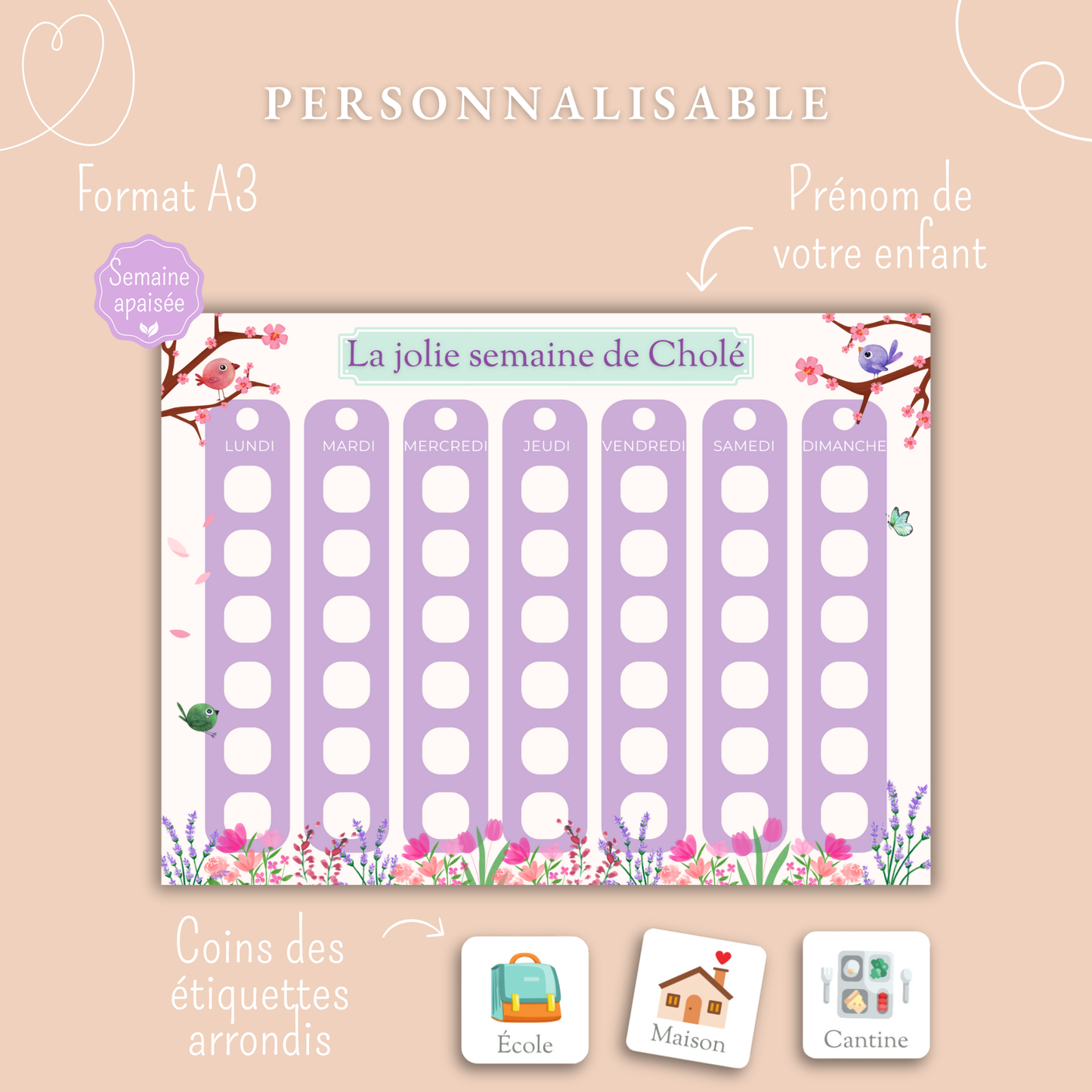 Semainier Printemps