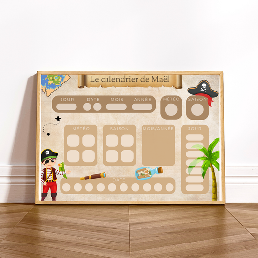 Calendrier Pirate