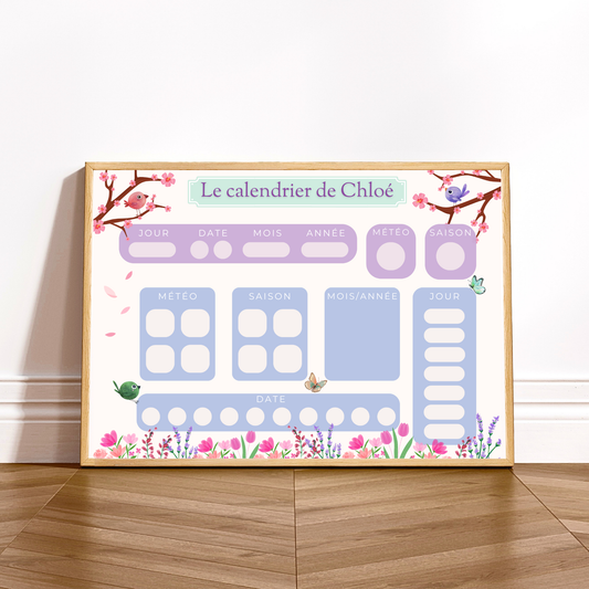 Calendrier Printemps